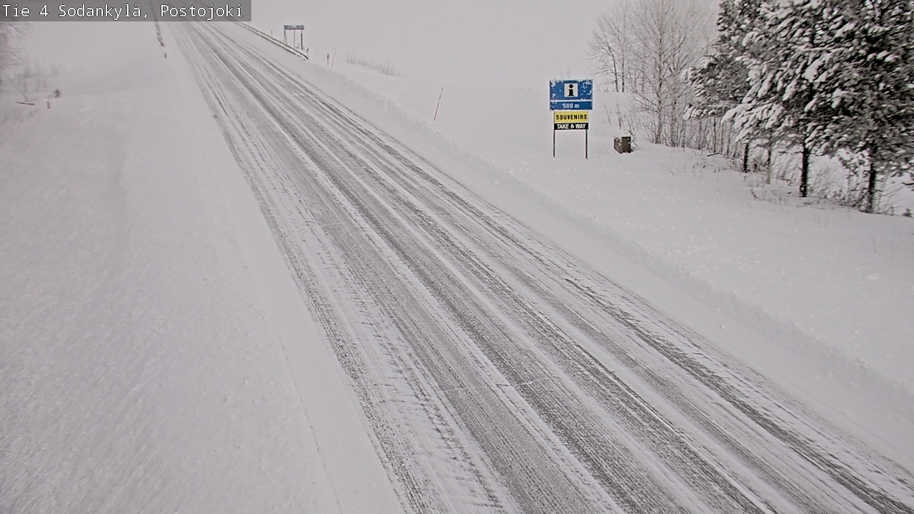 Weather Camera Image Road 4 Sodankylä, Postojoki, Sodankylä, Lappi