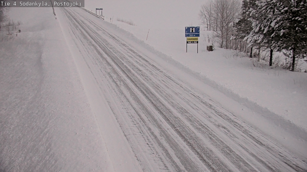 Weather Camera Image Road 4 Sodankylä, Postojoki, Sodankylä, Lappi
