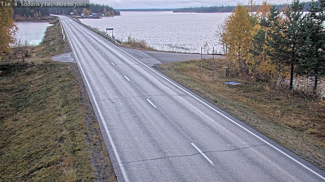 Weather Camera Image Road 4 Sodankylä, Postojoki, Sodankylä, Lappi