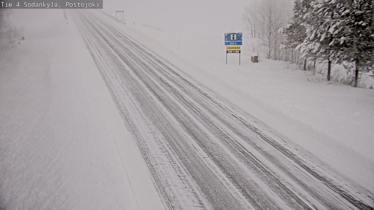Weather Camera Image Road 4 Sodankylä, Postojoki, Sodankylä, Lappi