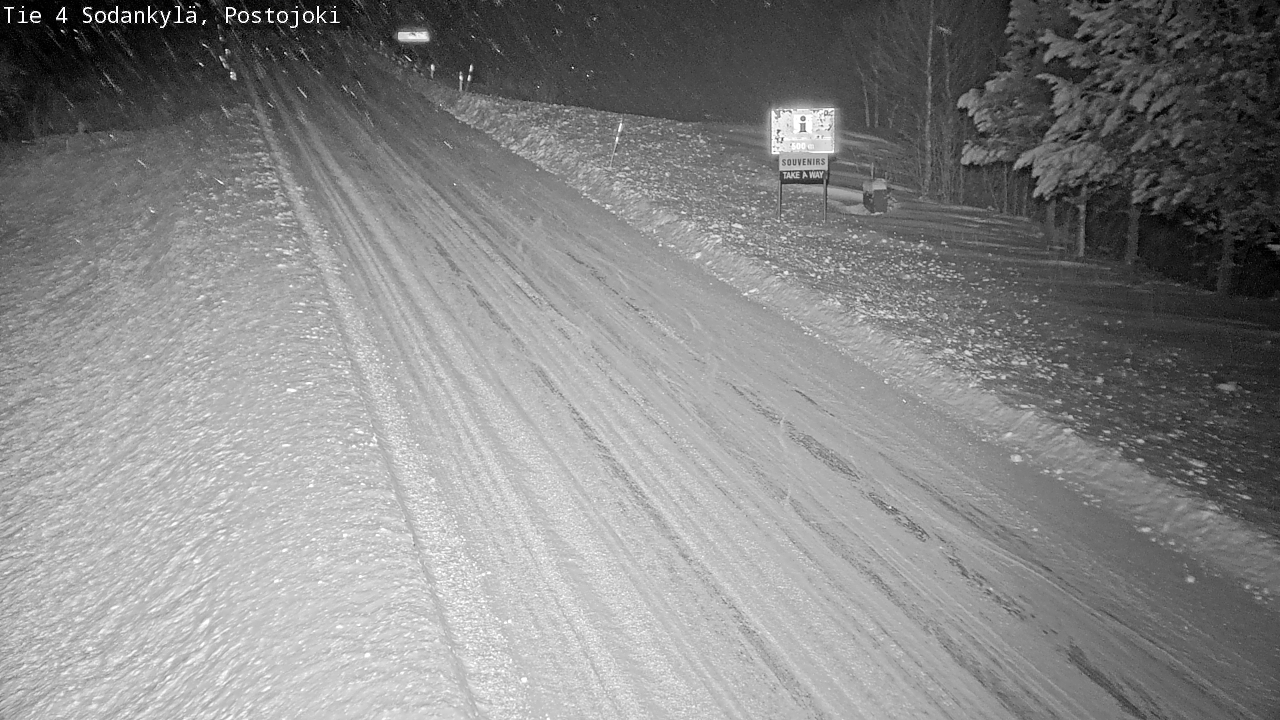 Weather Camera Image Road 4 Sodankylä, Postojoki, Sodankylä, Lappi