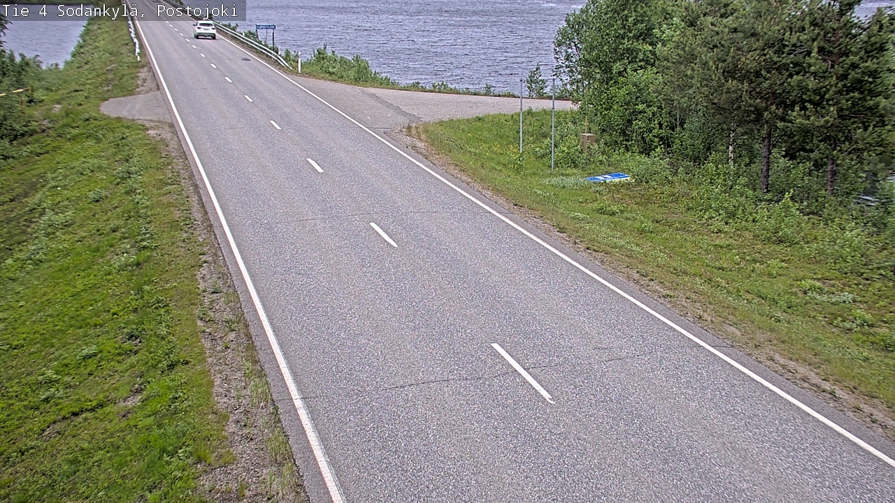 Weather Camera Image Väg 4 Sodankylä, Postojoki, Sodankylä, Lappi