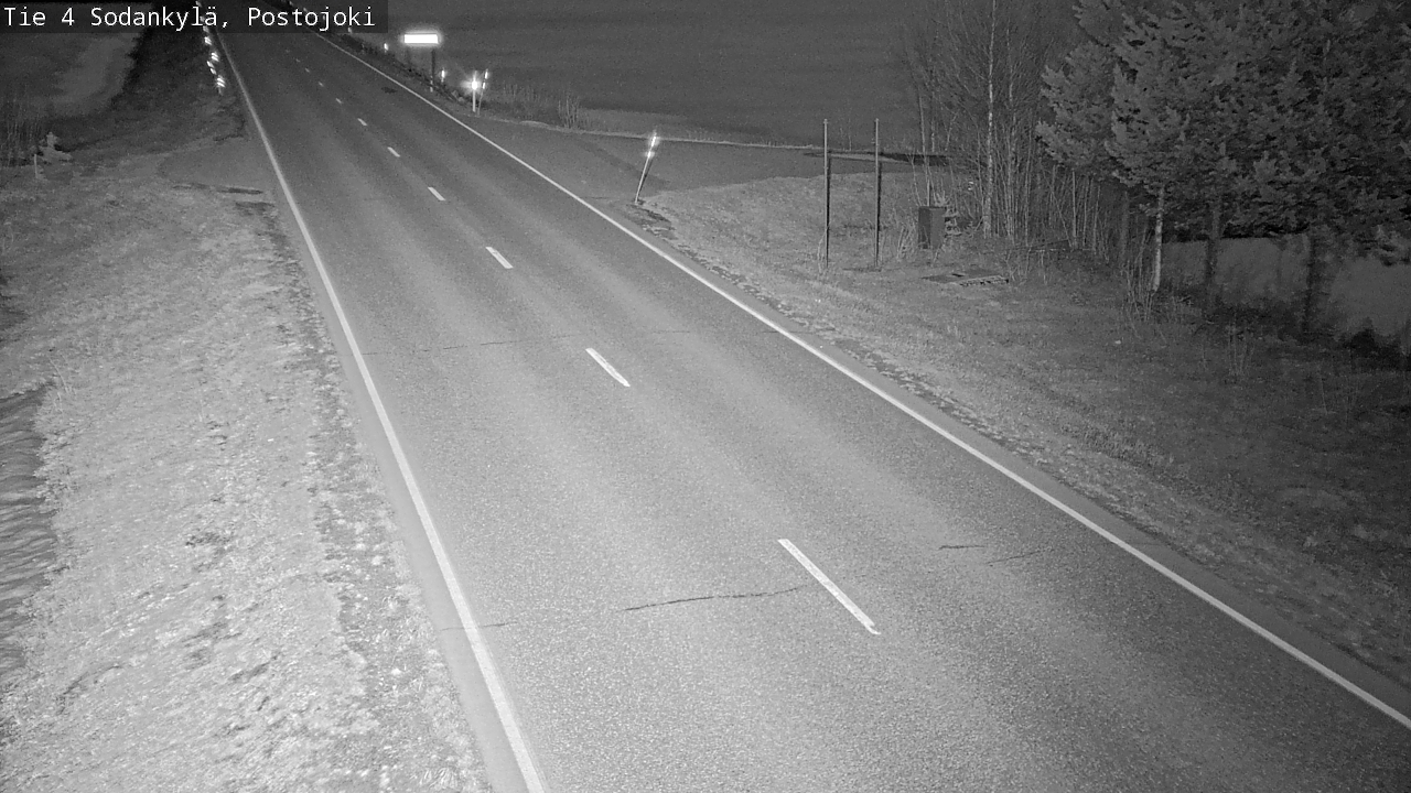 Weather Camera Image Väg 4 Sodankylä, Postojoki, Sodankylä, Lappi