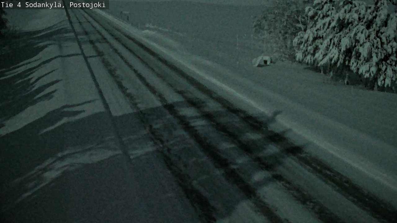 Weather Camera Image Road 4 Sodankylä, Postojoki, Sodankylä, Lappi
