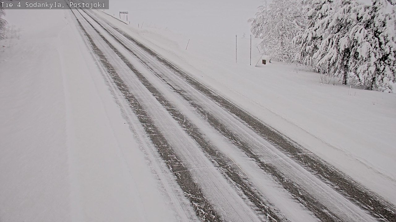 Weather Camera Image Road 4 Sodankylä, Postojoki, Sodankylä, Lappi