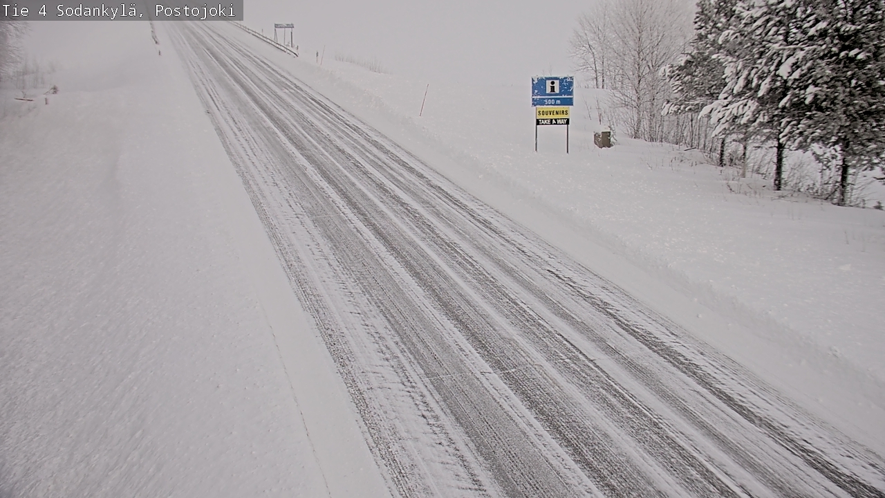 Weather Camera Image Road 4 Sodankylä, Postojoki, Sodankylä, Lappi