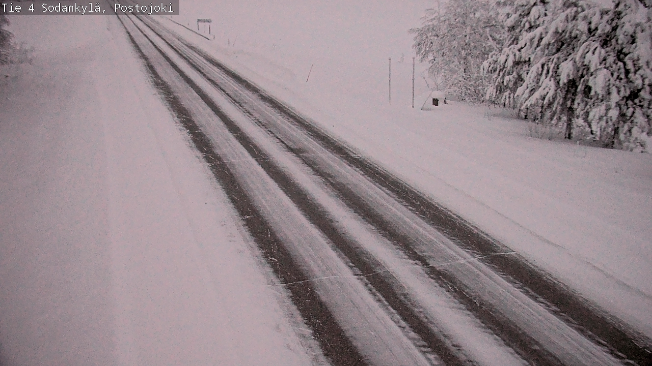 Weather Camera Image Road 4 Sodankylä, Postojoki, Sodankylä, Lappi