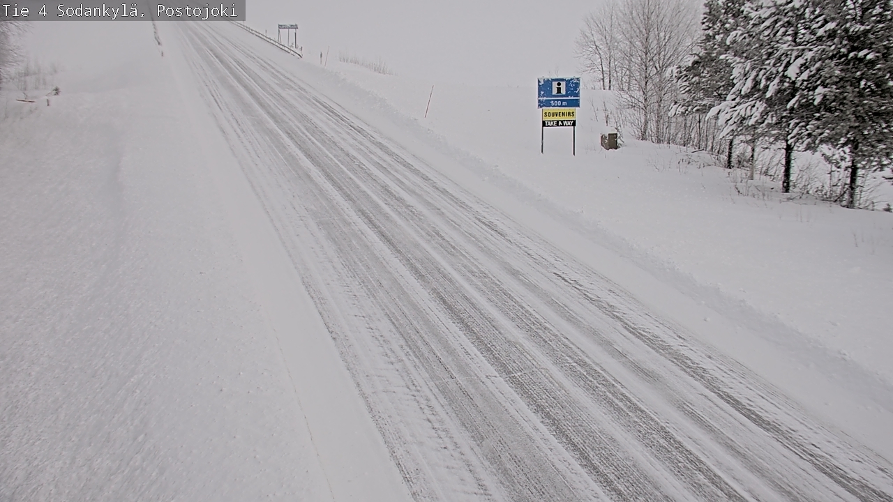 Weather Camera Image Road 4 Sodankylä, Postojoki, Sodankylä, Lappi