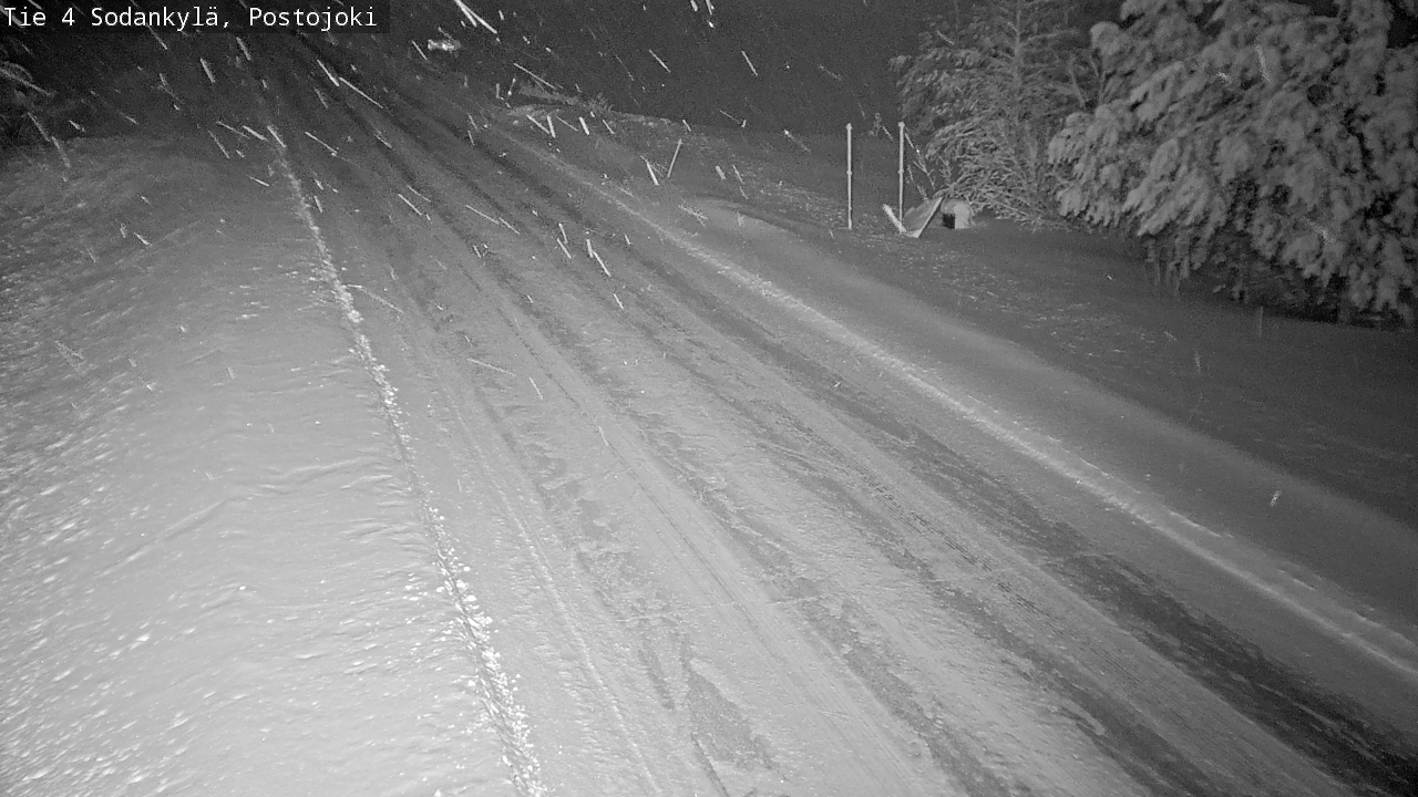 Weather Camera Image Road 4 Sodankylä, Postojoki, Sodankylä, Lappi