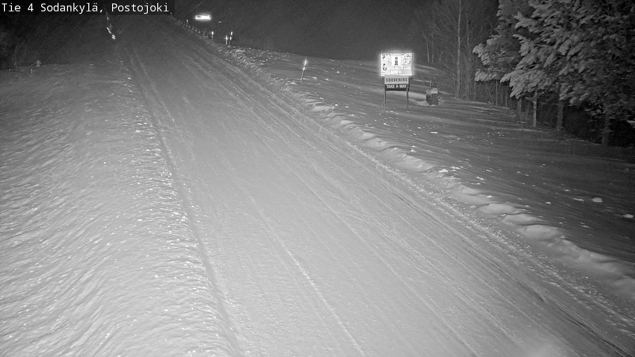 Weather Camera Image Road 4 Sodankylä, Postojoki, Sodankylä, Lappi