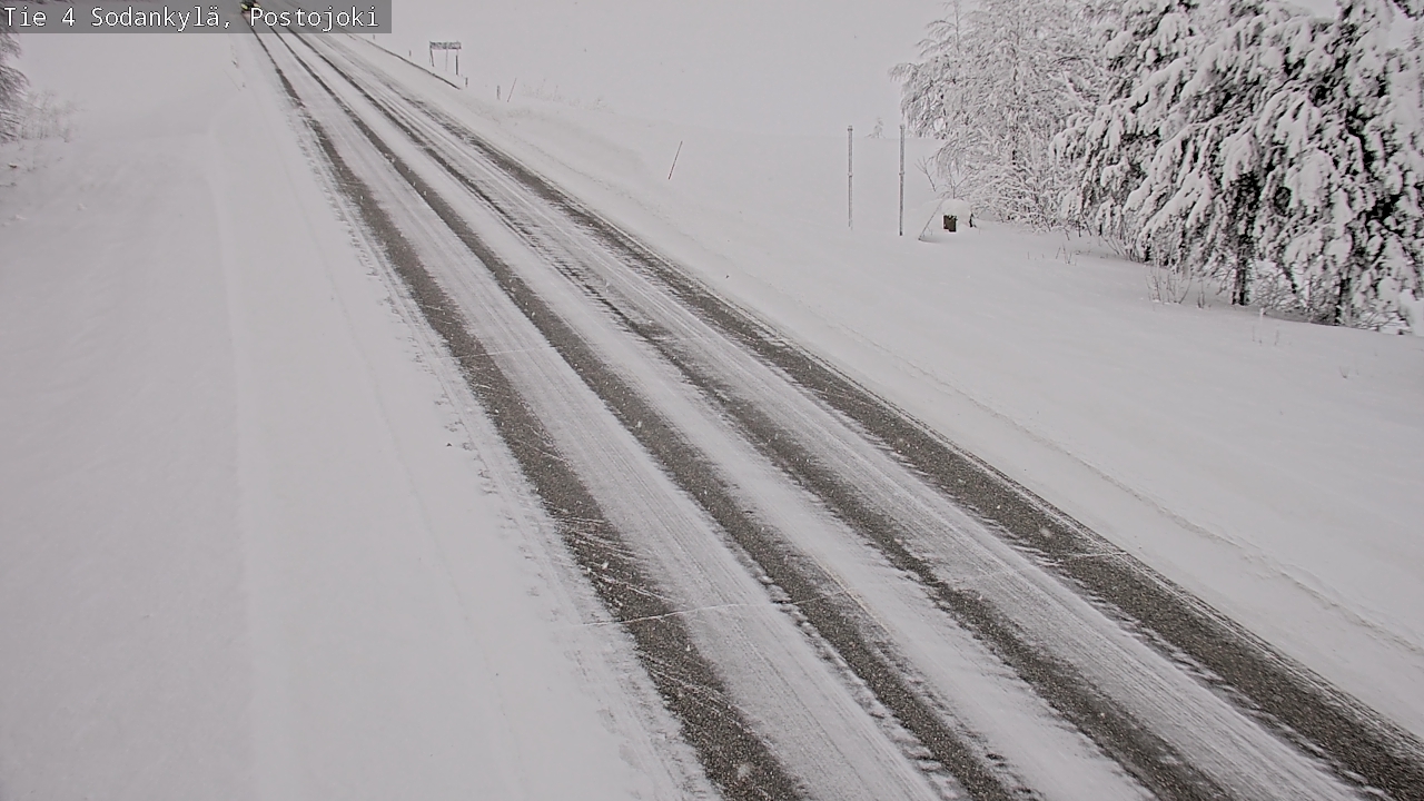 Weather Camera Image Road 4 Sodankylä, Postojoki, Sodankylä, Lappi