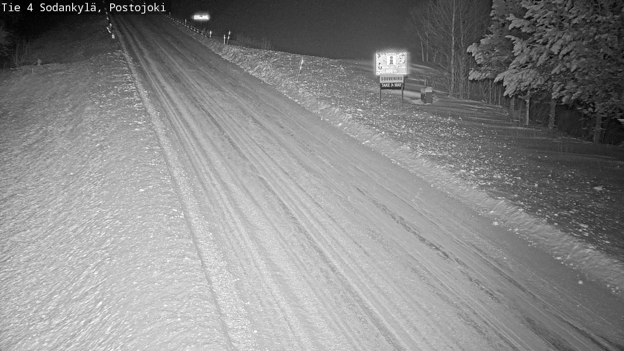 Weather Camera Image Road 4 Sodankylä, Postojoki, Sodankylä, Lappi