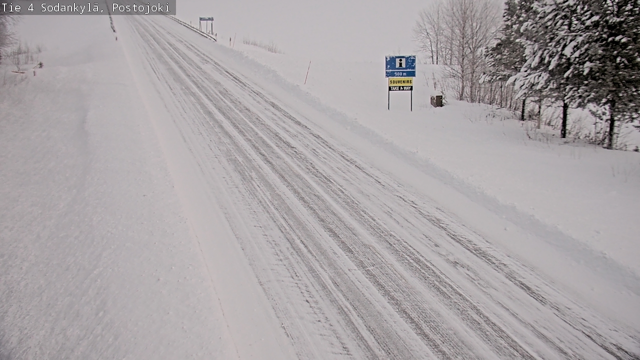 Weather Camera Image Road 4 Sodankylä, Postojoki, Sodankylä, Lappi