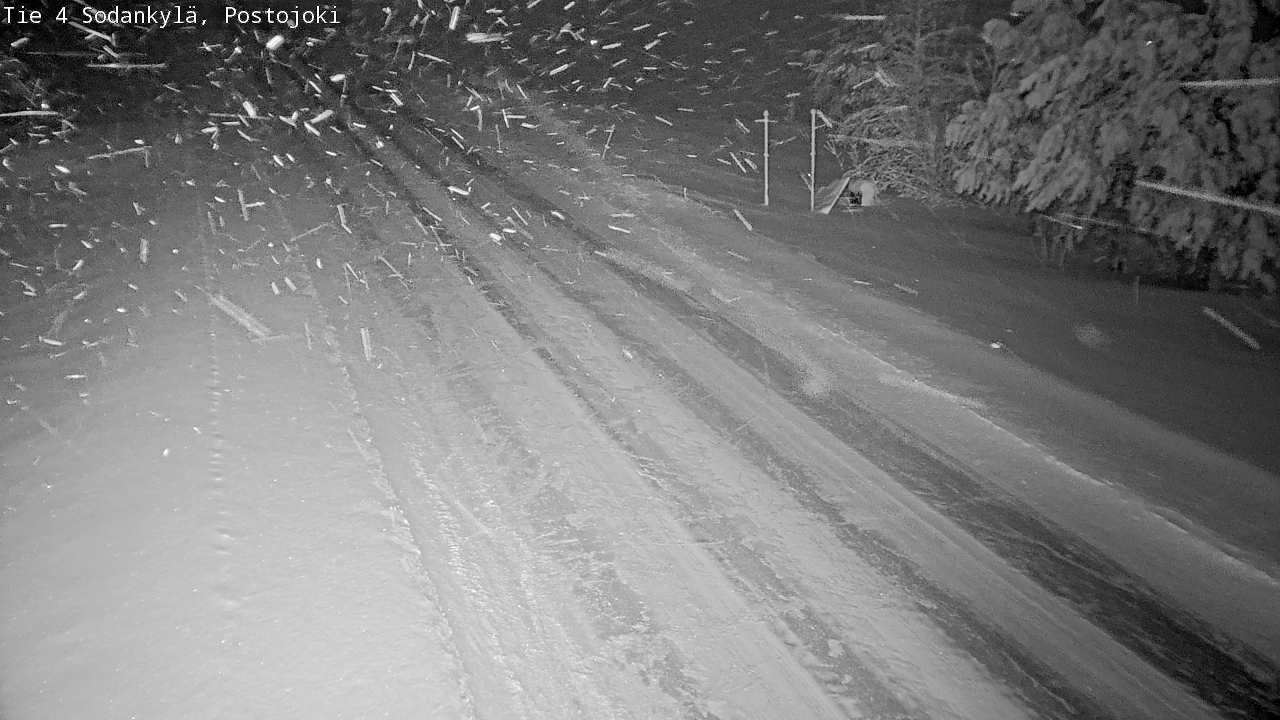 Weather Camera Image Road 4 Sodankylä, Postojoki, Sodankylä, Lappi