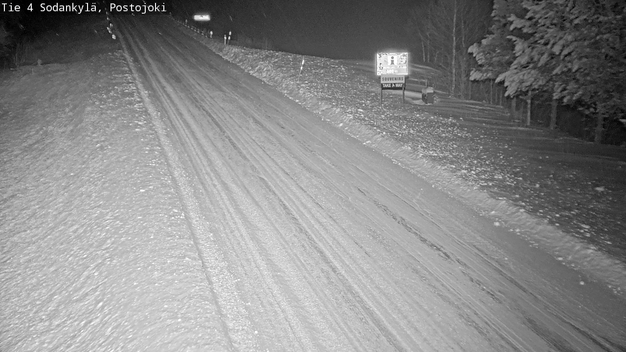 Weather Camera Image Road 4 Sodankylä, Postojoki, Sodankylä, Lappi