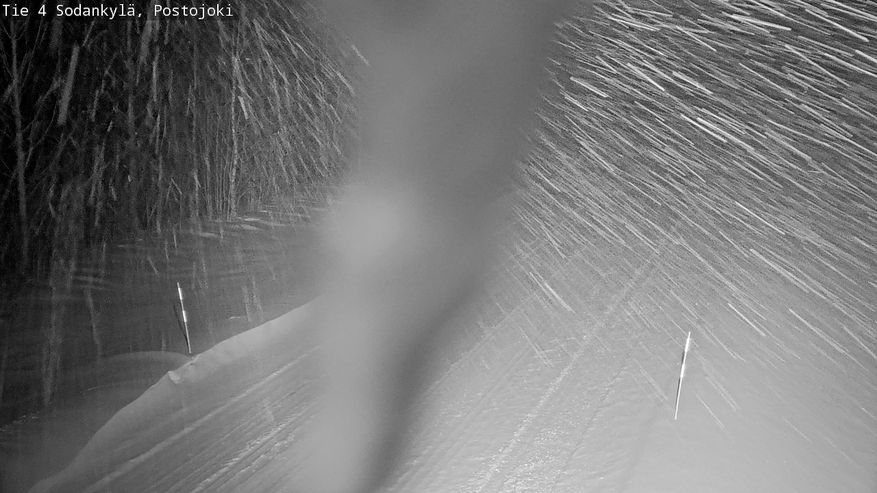 Weather Camera Image Road 4 Sodankylä, Postojoki, Sodankylä, Lappi