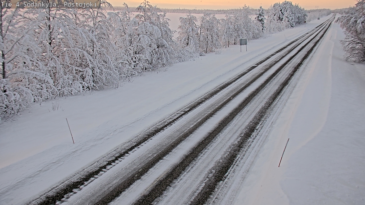 Weather Camera Image Road 4 Sodankylä, Postojoki, Sodankylä, Lappi
