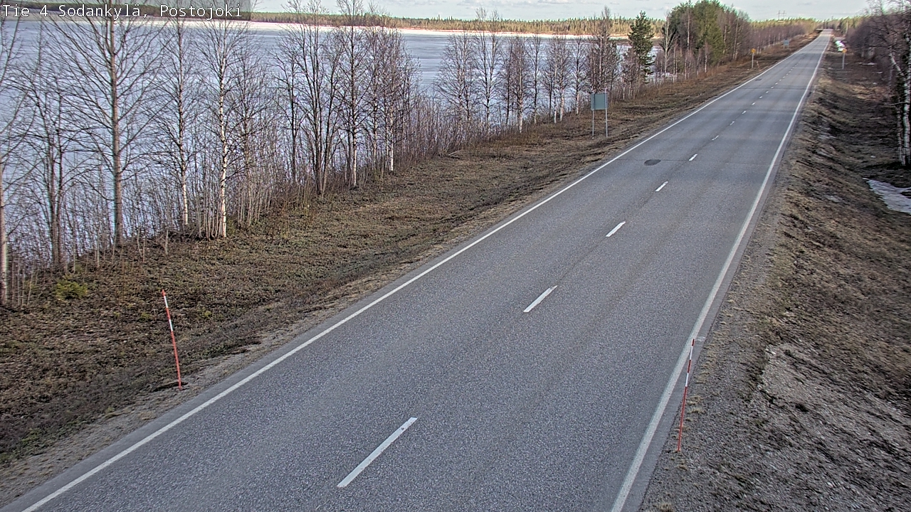 Weather Camera Image Road 4 Sodankylä, Postojoki, Sodankylä, Lappi
