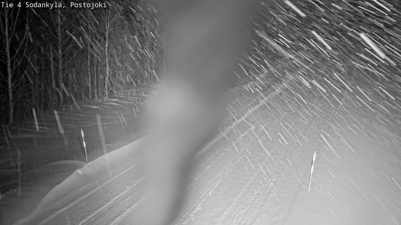 Weather Camera Image Road 4 Sodankylä, Postojoki, Sodankylä, Lappi
