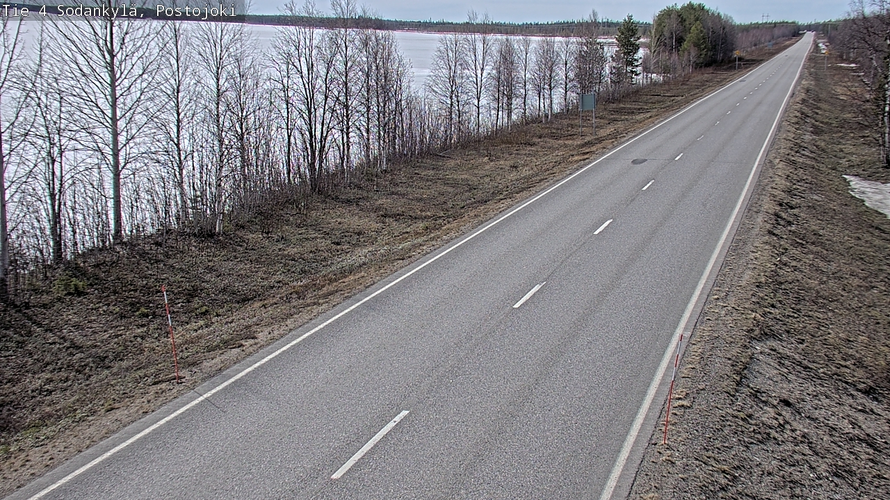 Weather Camera Image Road 4 Sodankylä, Postojoki, Sodankylä, Lappi