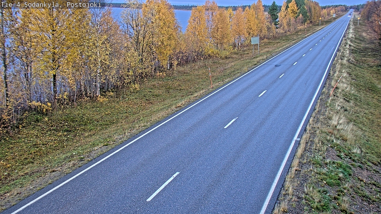 Weather Camera Image Road 4 Sodankylä, Postojoki, Sodankylä, Lappi