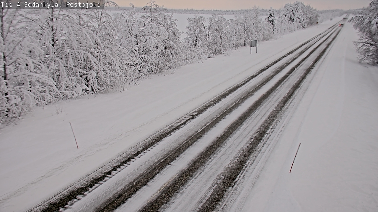 Weather Camera Image Road 4 Sodankylä, Postojoki, Sodankylä, Lappi