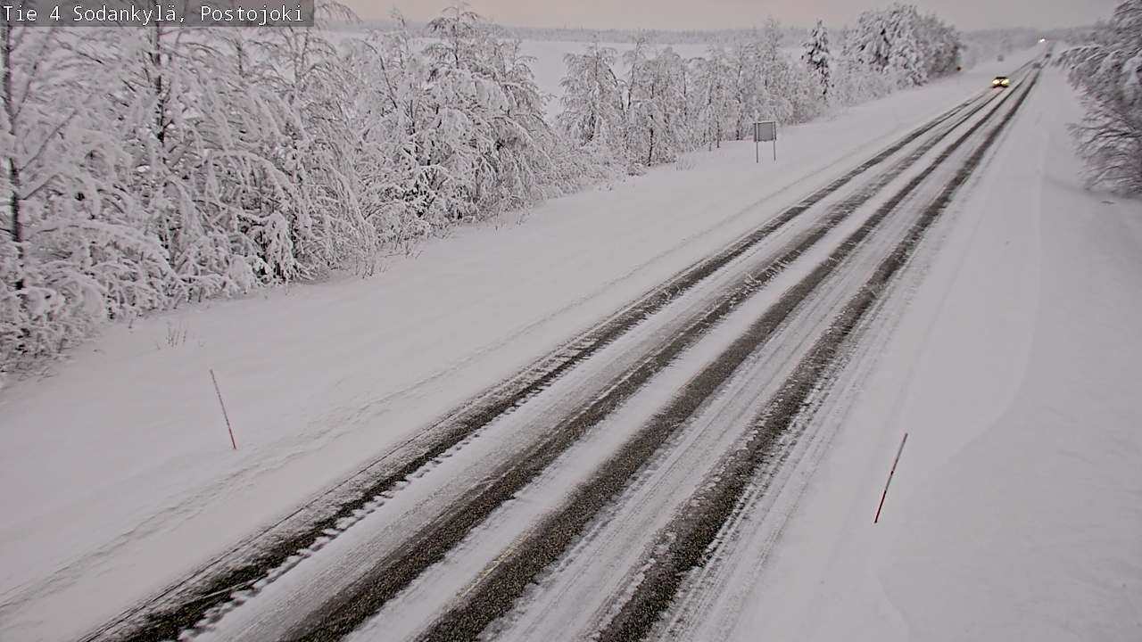 Weather Camera Image Road 4 Sodankylä, Postojoki, Sodankylä, Lappi