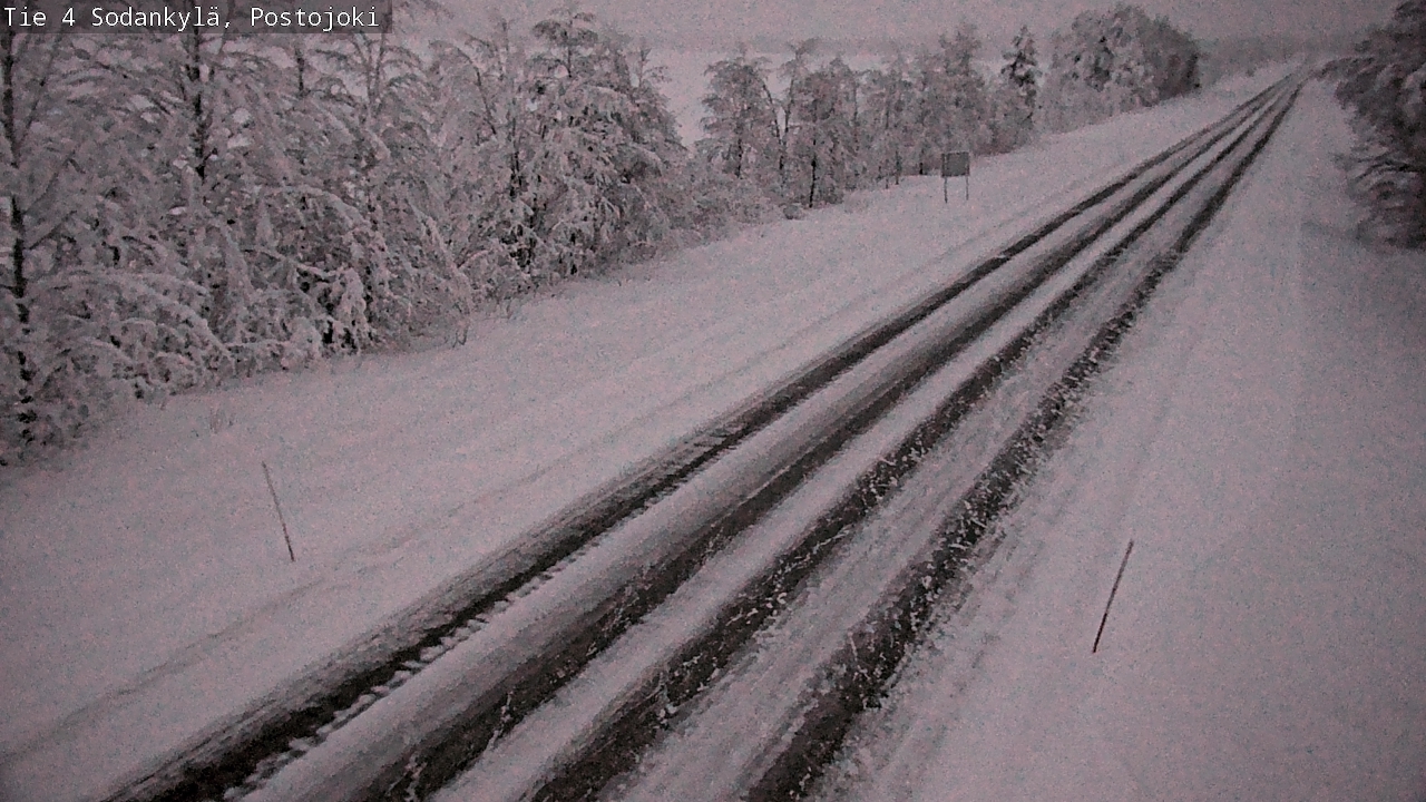 Weather Camera Image Road 4 Sodankylä, Postojoki, Sodankylä, Lappi