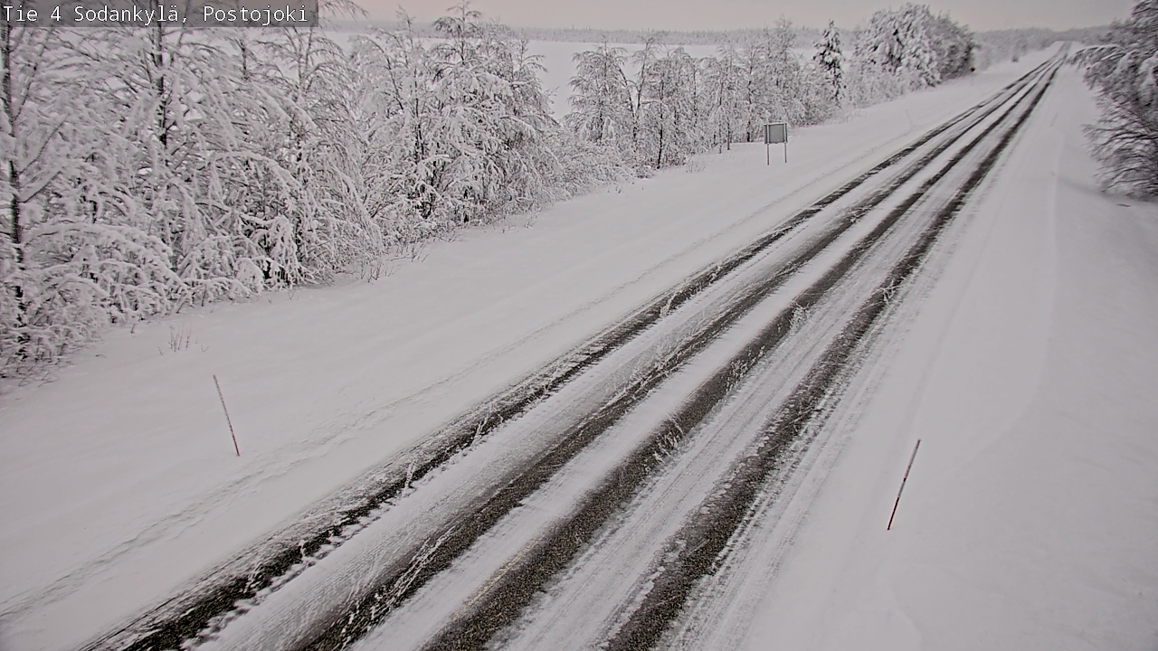 Weather Camera Image Road 4 Sodankylä, Postojoki, Sodankylä, Lappi