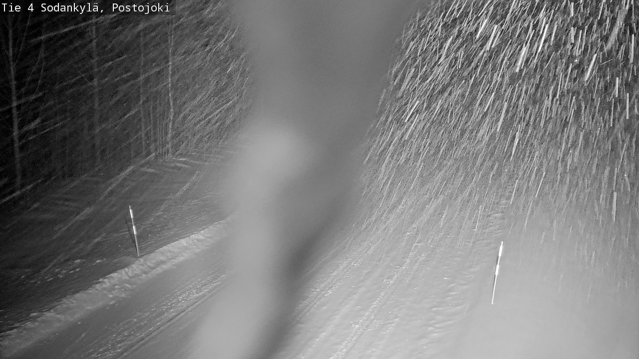 Weather Camera Image Road 4 Sodankylä, Postojoki, Sodankylä, Lappi