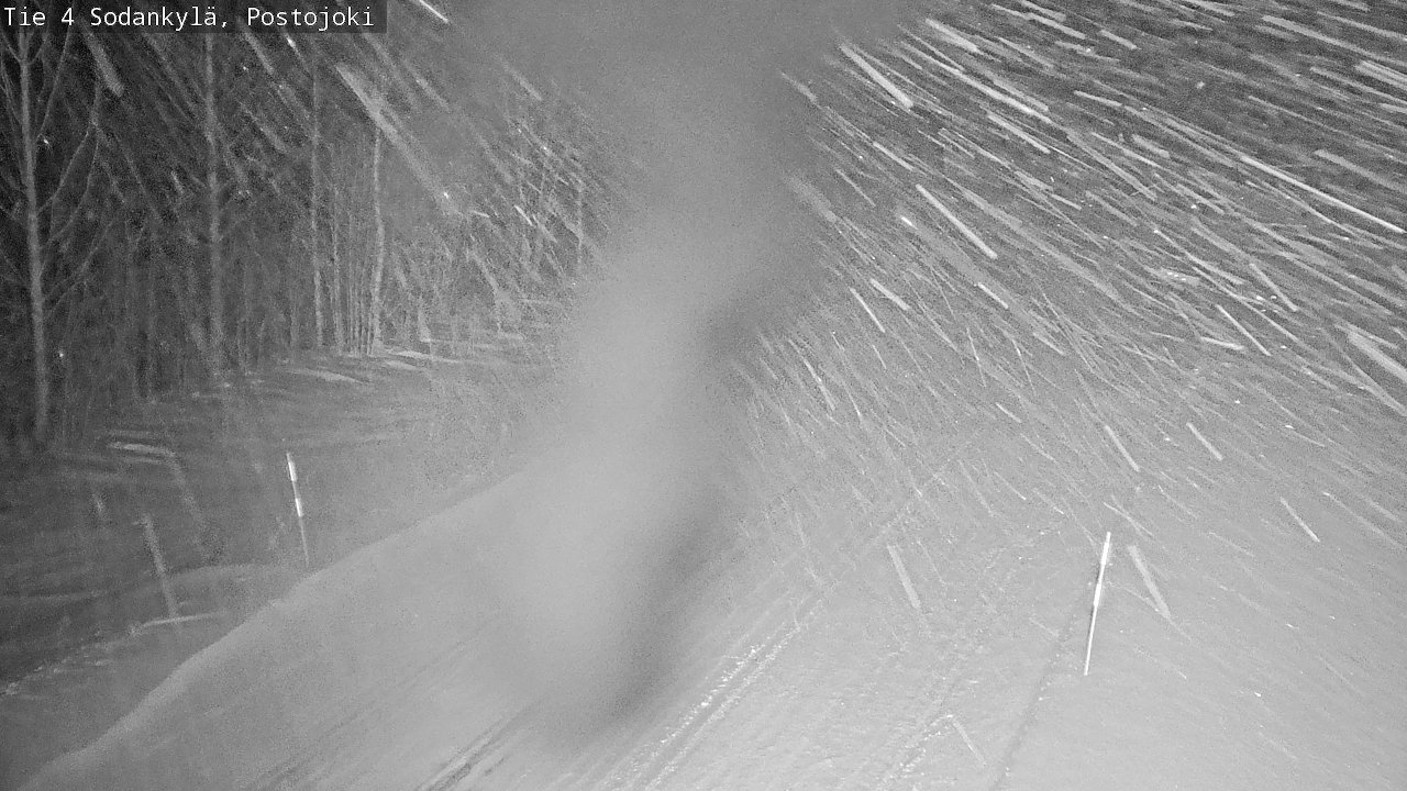 Weather Camera Image Road 4 Sodankylä, Postojoki, Sodankylä, Lappi