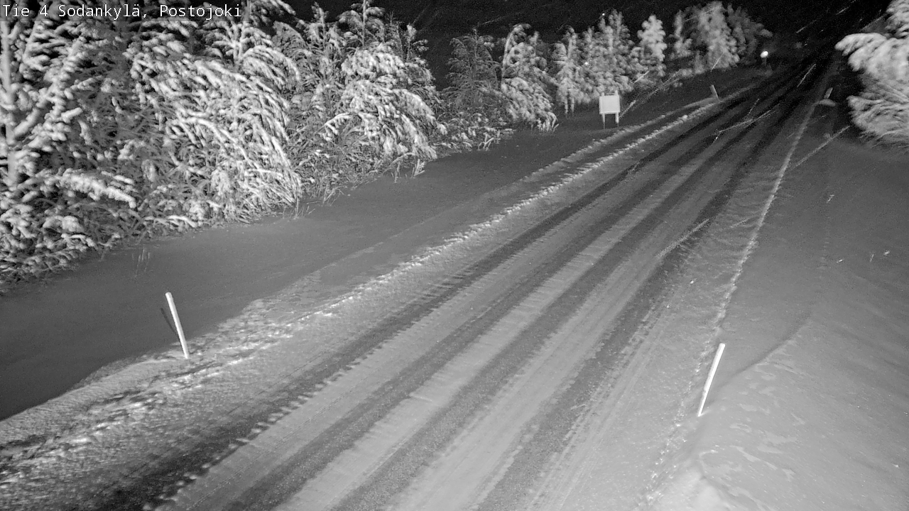 Weather Camera Image Road 4 Sodankylä, Postojoki, Sodankylä, Lappi