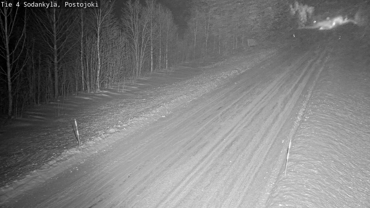 Weather Camera Image Road 4 Sodankylä, Postojoki, Sodankylä, Lappi