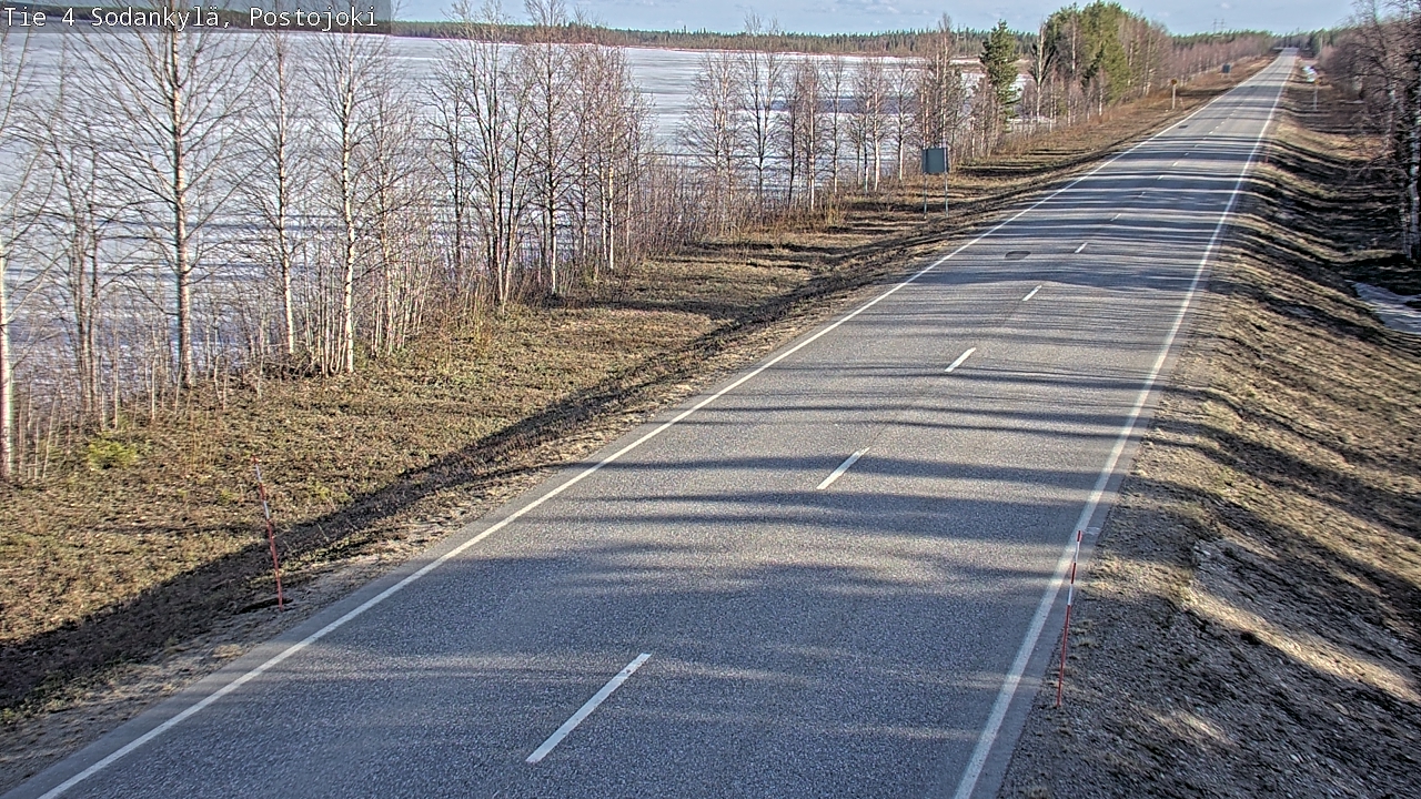 Weather Camera Image Road 4 Sodankylä, Postojoki, Sodankylä, Lappi