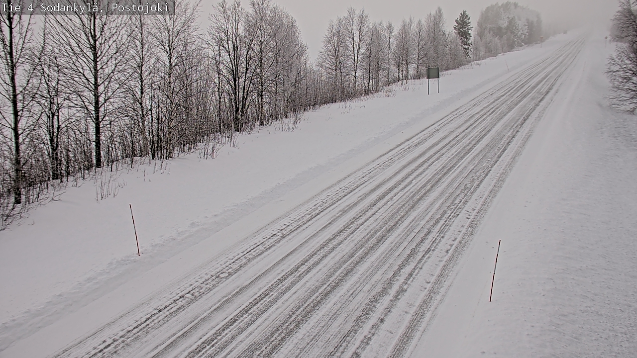 Weather Camera Image Road 4 Sodankylä, Postojoki, Sodankylä, Lappi