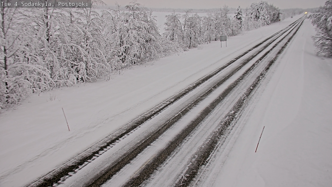 Weather Camera Image Road 4 Sodankylä, Postojoki, Sodankylä, Lappi
