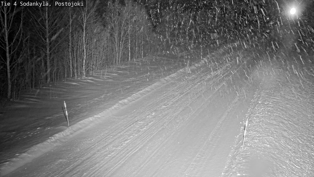 Weather Camera Image Road 4 Sodankylä, Postojoki, Sodankylä, Lappi
