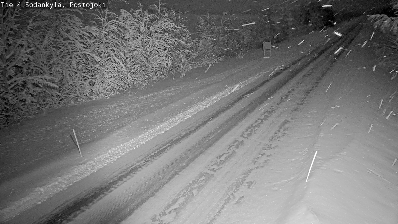 Weather Camera Image Road 4 Sodankylä, Postojoki, Sodankylä, Lappi