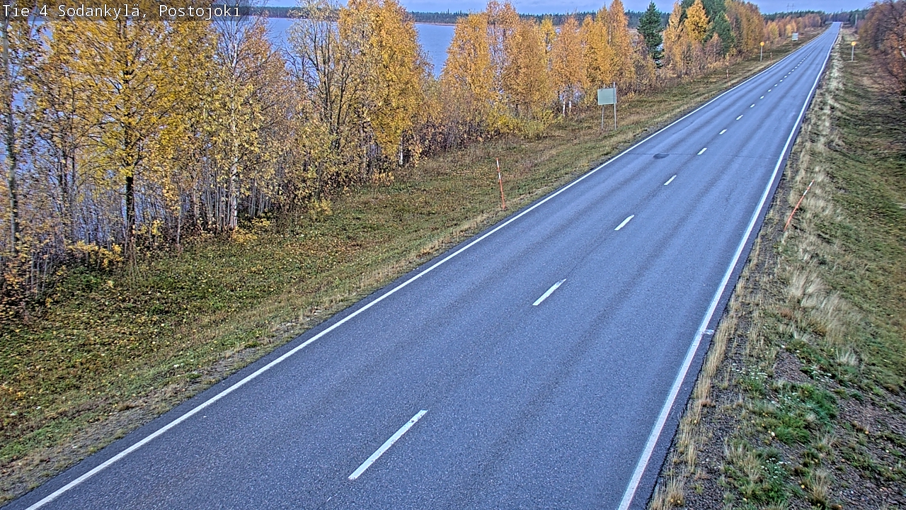 Weather Camera Image Road 4 Sodankylä, Postojoki, Sodankylä, Lappi