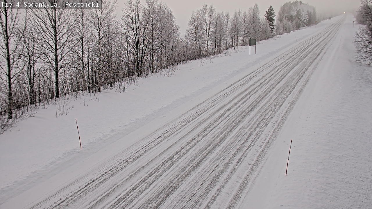 Weather Camera Image Road 4 Sodankylä, Postojoki, Sodankylä, Lappi