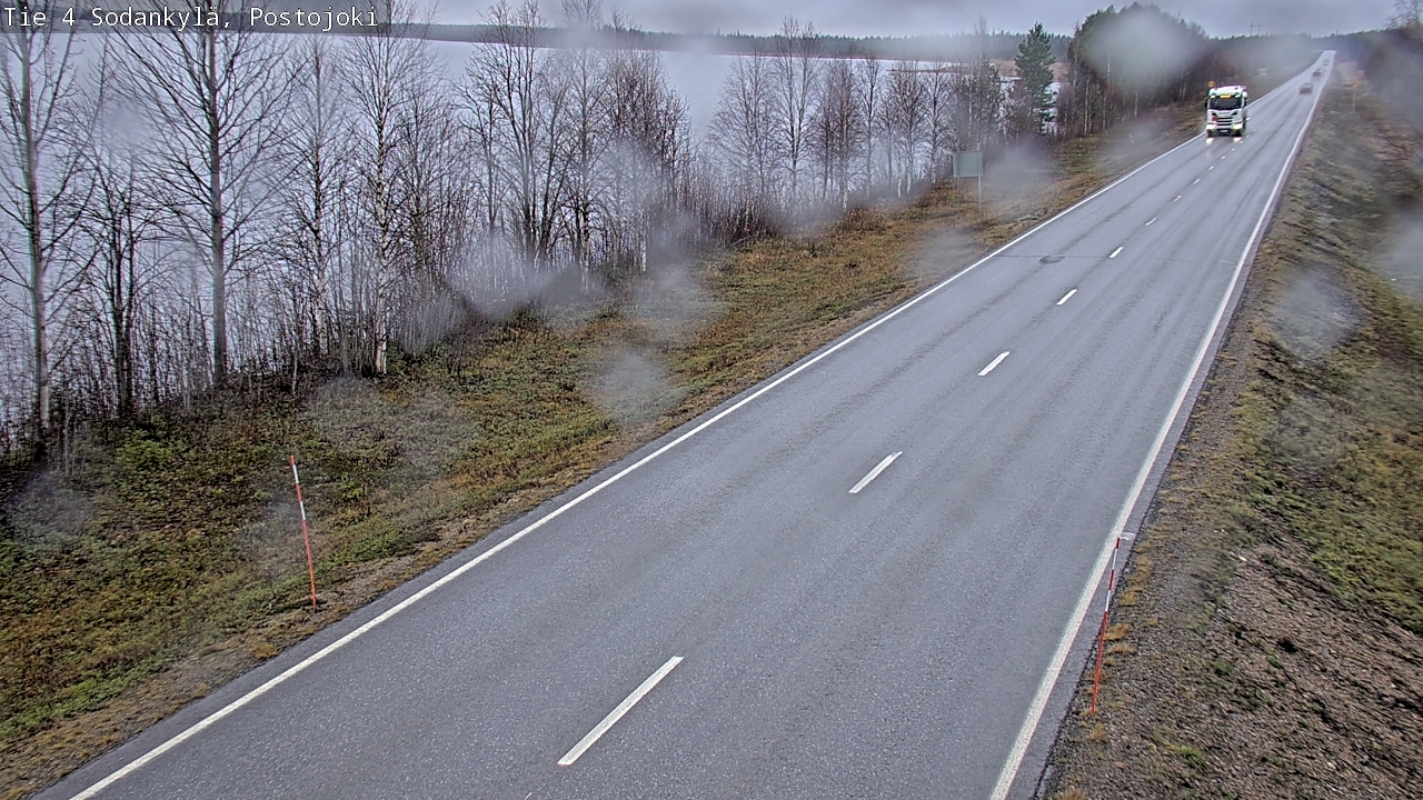 Weather Camera Image Väg 4 Sodankylä, Postojoki, Sodankylä, Lappi
