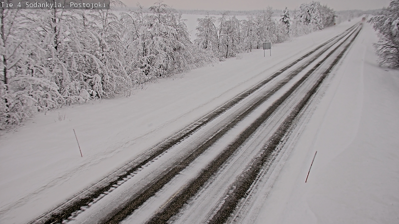 Weather Camera Image Road 4 Sodankylä, Postojoki, Sodankylä, Lappi