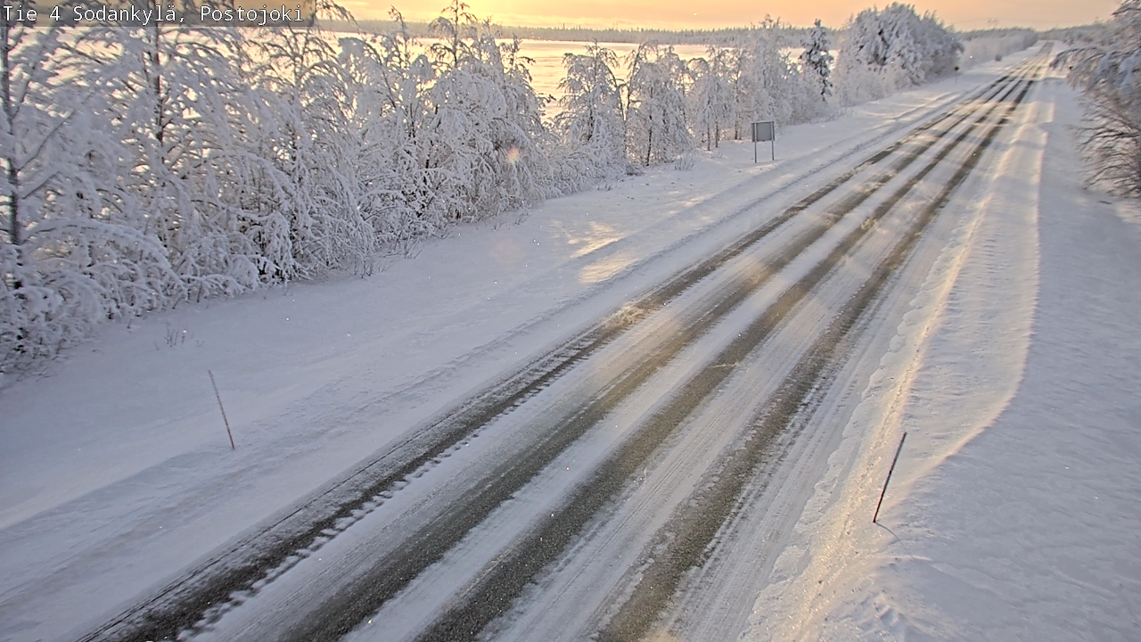 Weather Camera Image Road 4 Sodankylä, Postojoki, Sodankylä, Lappi