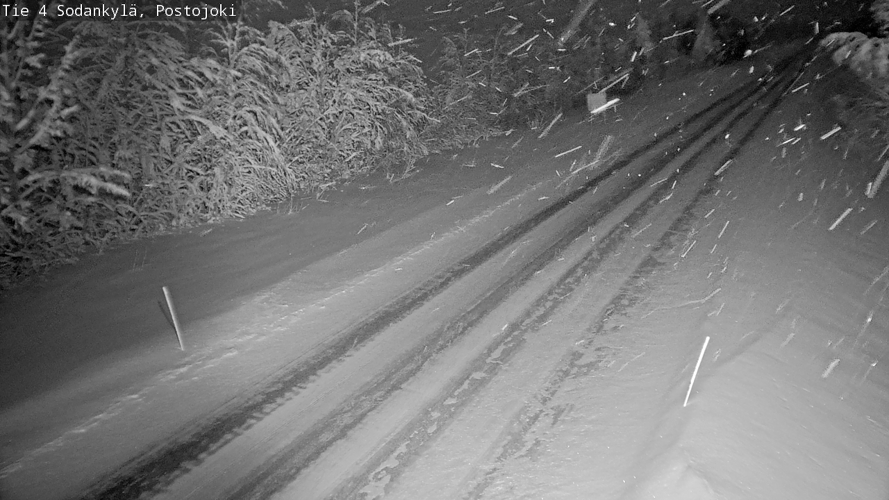 Weather Camera Image Road 4 Sodankylä, Postojoki, Sodankylä, Lappi