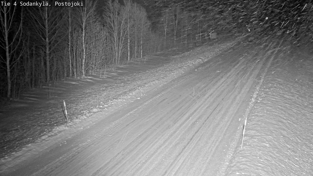 Weather Camera Image Road 4 Sodankylä, Postojoki, Sodankylä, Lappi