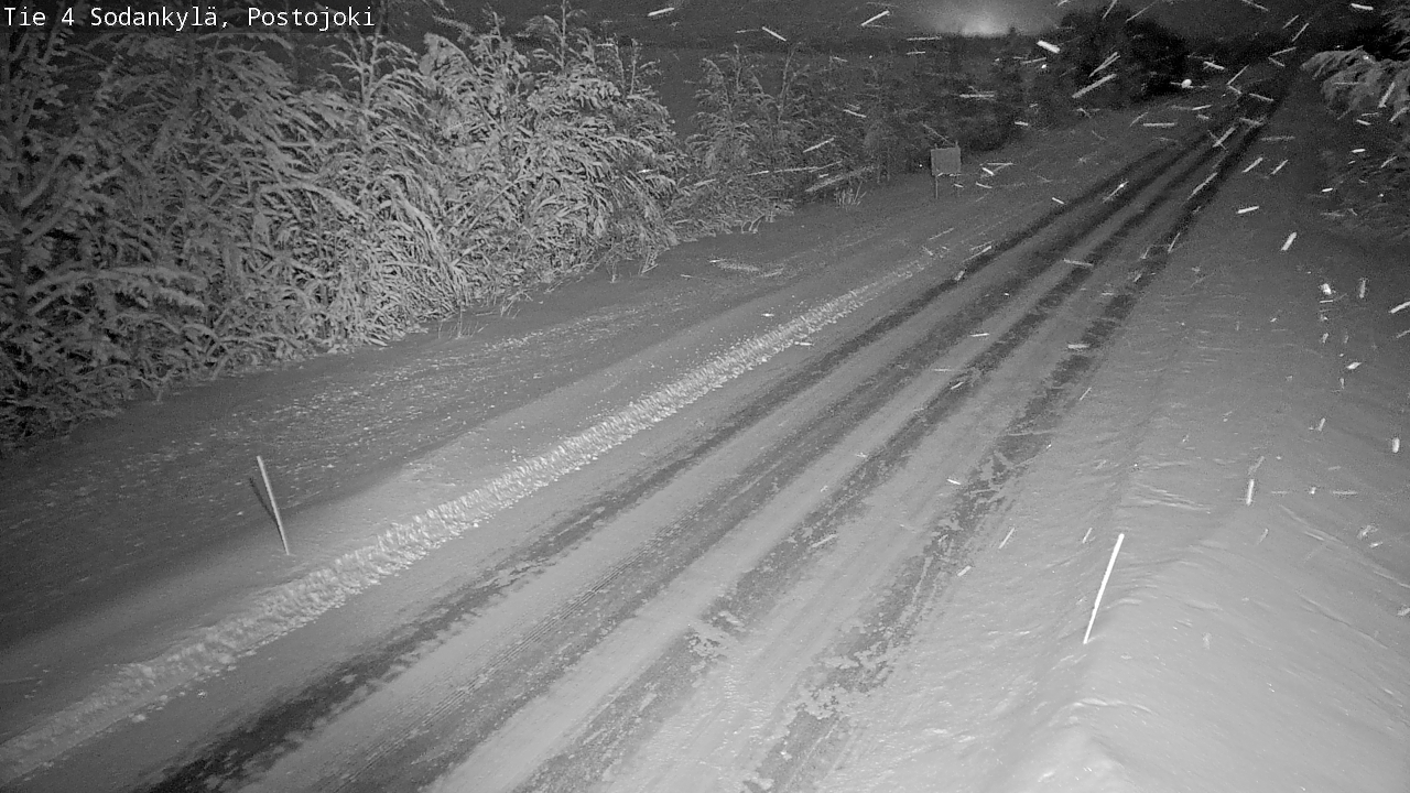 Weather Camera Image Road 4 Sodankylä, Postojoki, Sodankylä, Lappi