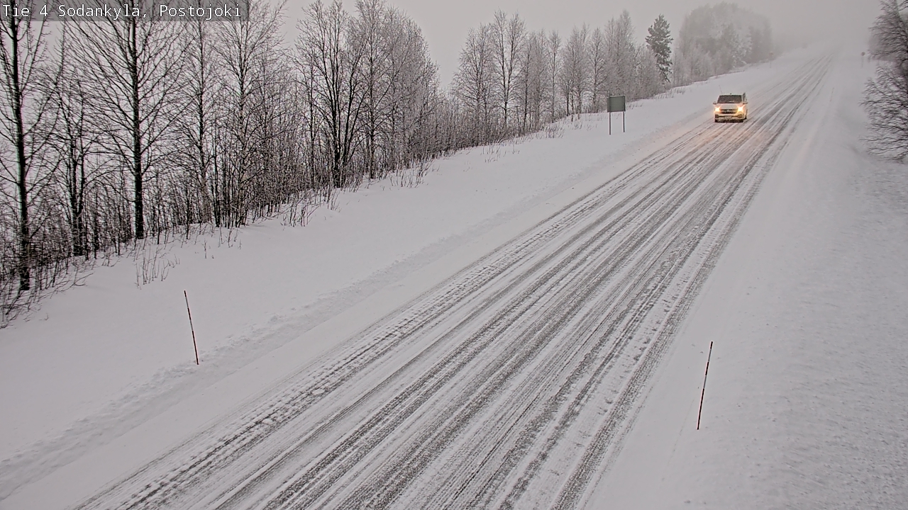 Weather Camera Image Road 4 Sodankylä, Postojoki, Sodankylä, Lappi