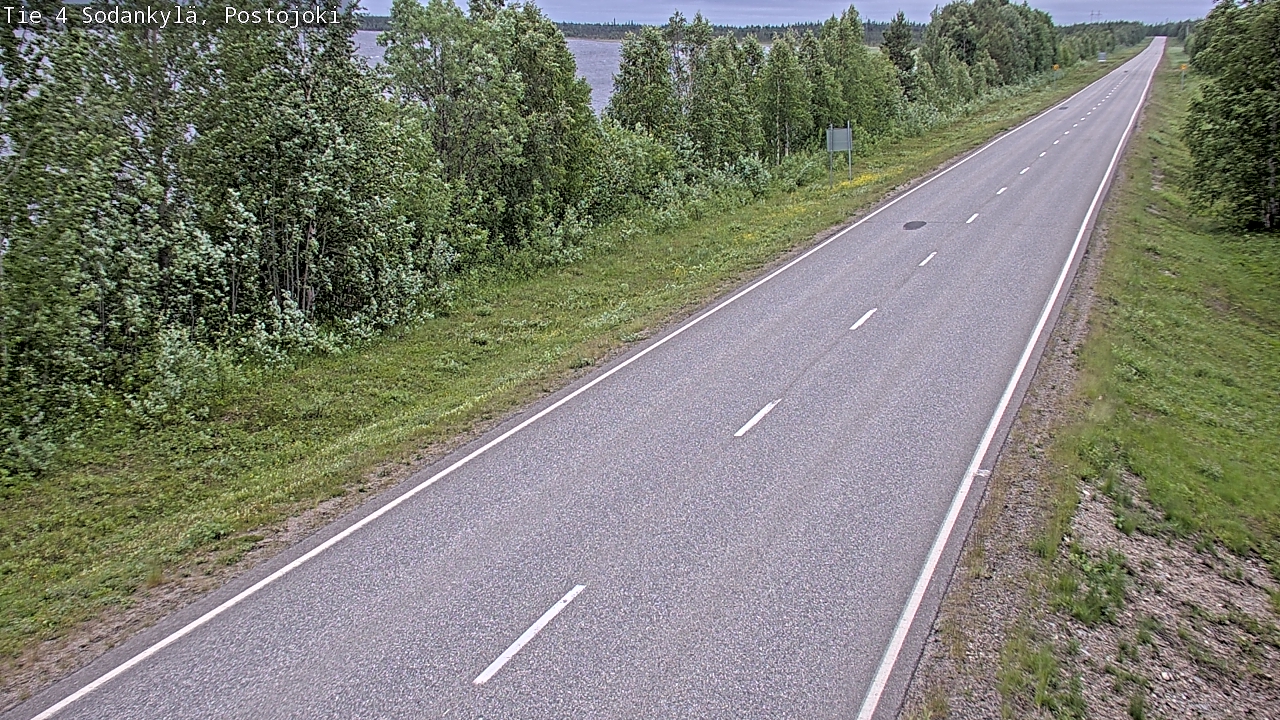 Weather Camera Image Väg 4 Sodankylä, Postojoki, Sodankylä, Lappi