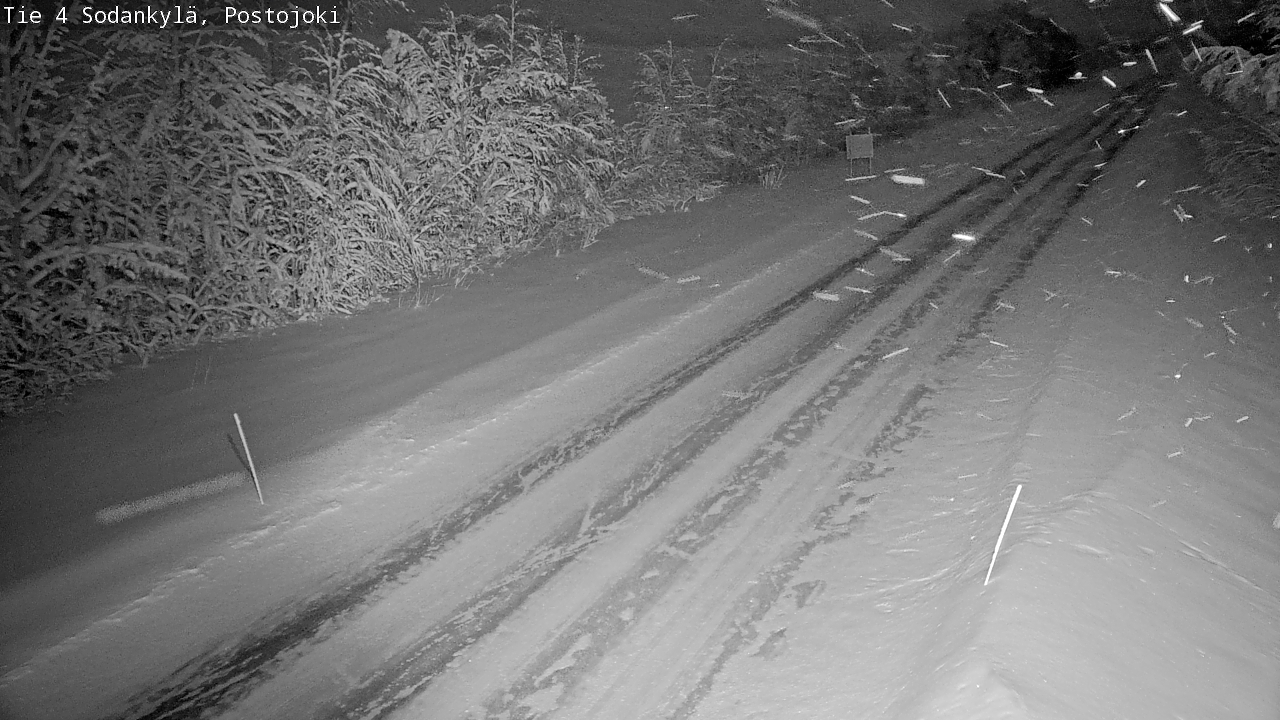 Weather Camera Image Road 4 Sodankylä, Postojoki, Sodankylä, Lappi
