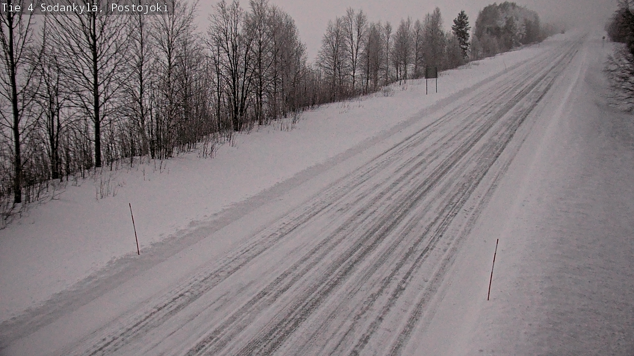 Weather Camera Image Road 4 Sodankylä, Postojoki, Sodankylä, Lappi